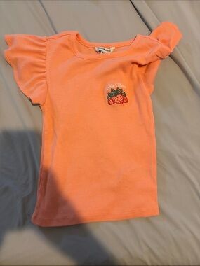 Lucky Brand Orange Girls Top